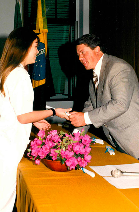 Formatura da Escola de Enfermagem (1989 1990)