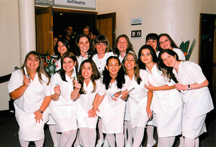 Formatura do curso Técnico em Enfermagem (2003)